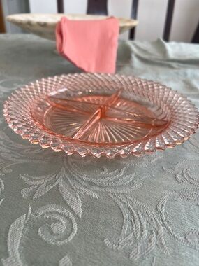 Vintage Anchor Hocking Miss America Pink Glass